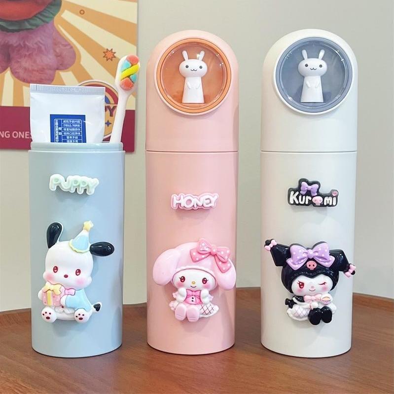 Home Edit Bathroom Storage - Sanrio Reise-Waschbecher, tragbarer Spülbecher für Kinder,