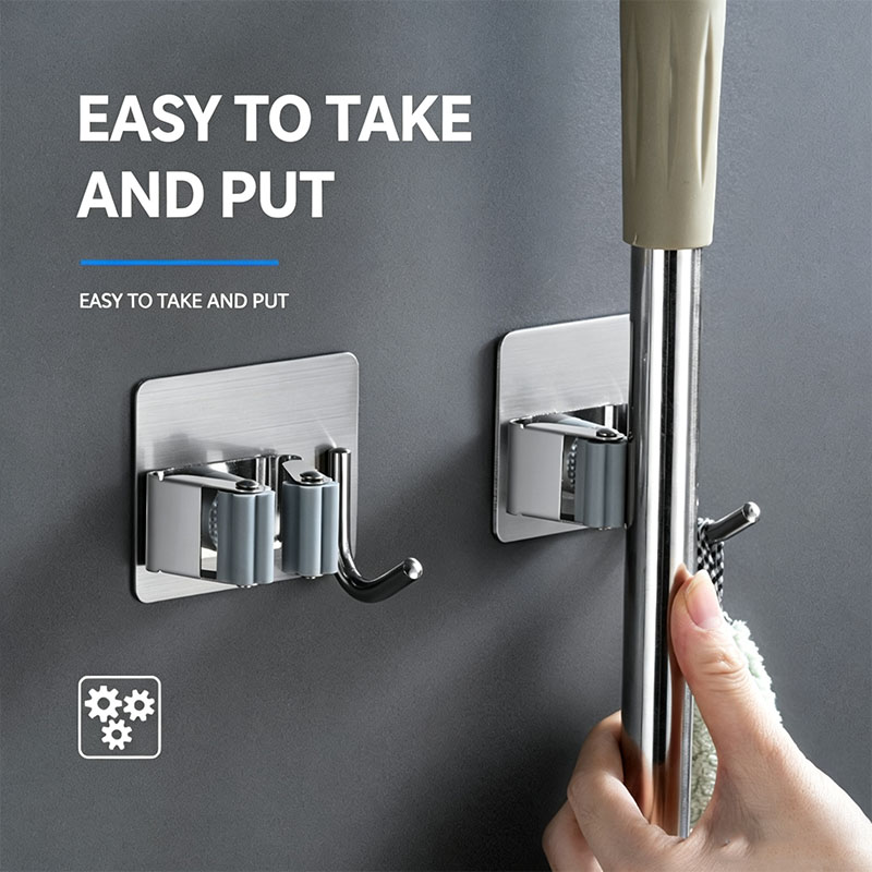 Home Bathroom Organizer - Selbstklebende Wandhaken für mehrere Zwecke, Küchen-