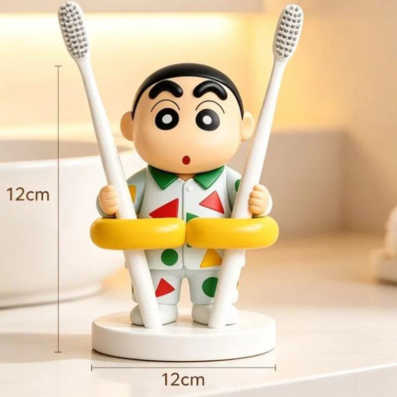 Home Edit Bathroom Storage - Niedlicher Zahnbürstenhalter Cartoon Crayon Shin-Chan Anime