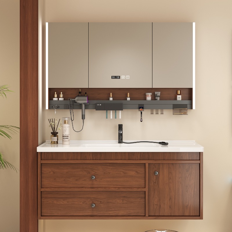 Badezimmerschrank, weiß, Wohnz – Home Bathroom Vanity Combo Bewertung und Preis