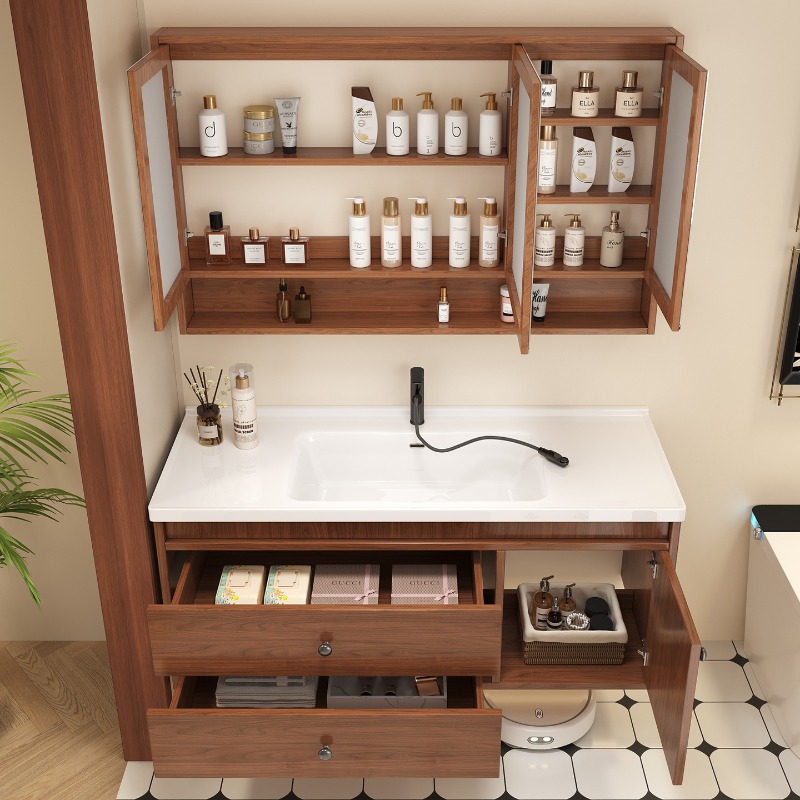 Badezimmerschrank, weiß, Wohnz – Home Bathroom Vanity Combo Bewertung und Preis