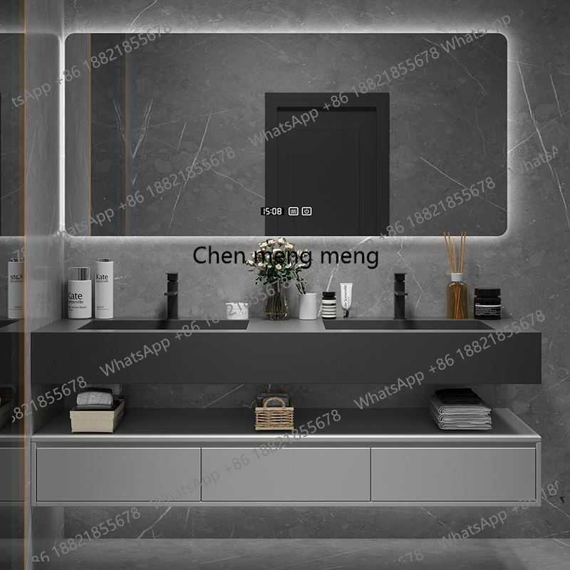 Schwarzes Beleuchtungsregal, B – Home Bathroom Vanity Combo Bewertung und Preis