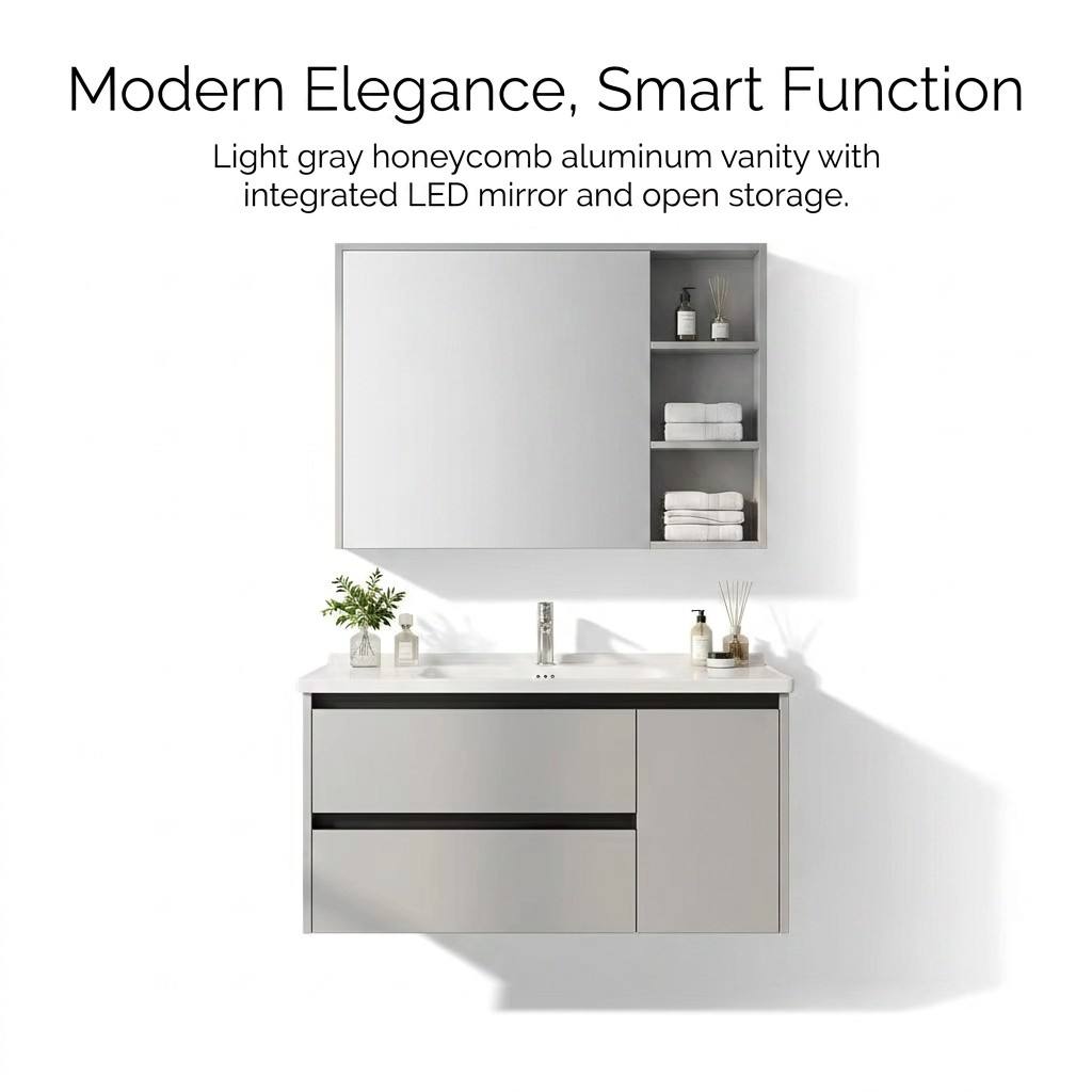 Badezimmerschrank Moderner Umw – Home Bathroom Vanity Combo Bewertung und Preis